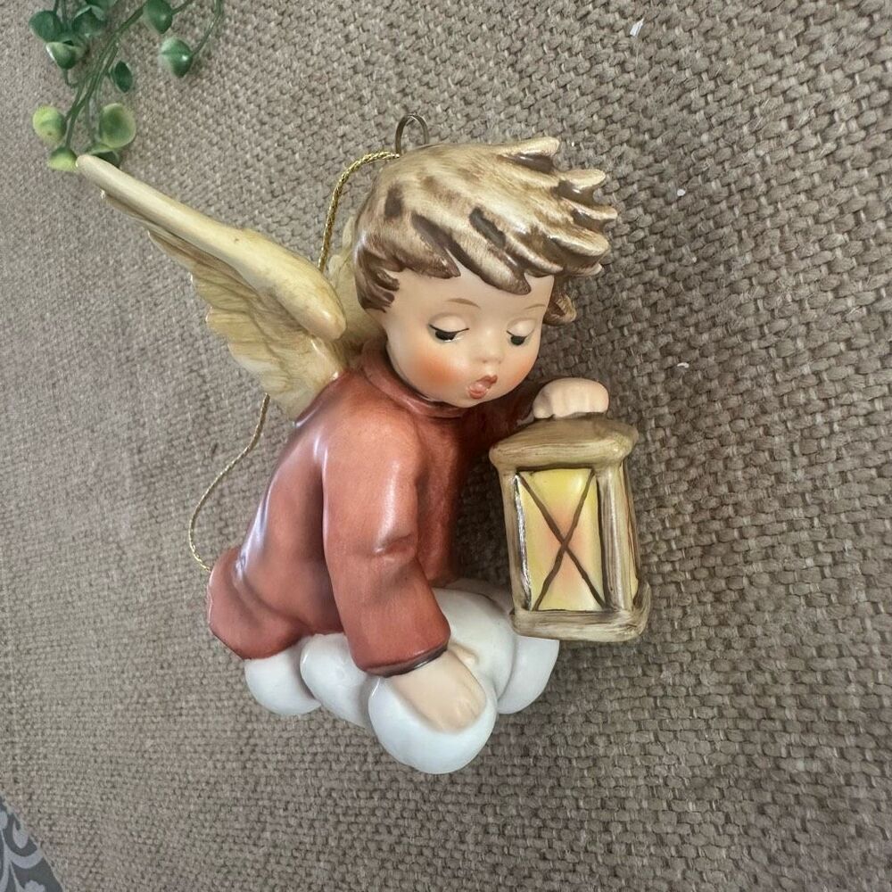 Hummel Goebel Lantern Angel “Angelic Guide" Ornament Figurine 1991 TMK 7